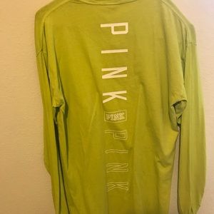 Never worn PINK neon green shirt